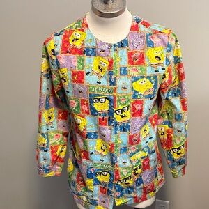 Nickelodeon Multicolor Spongebob Button Down Shirt